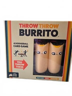 Throw Throw Burrito / Exploding Kittens / Dodgeball Party Game Complete
